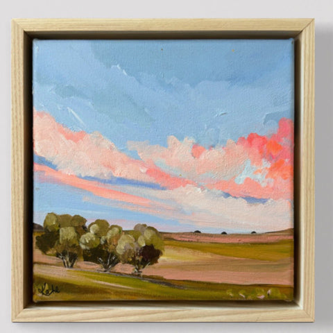 SOLD Three Trees (23 x 23cm) From the Paintshed