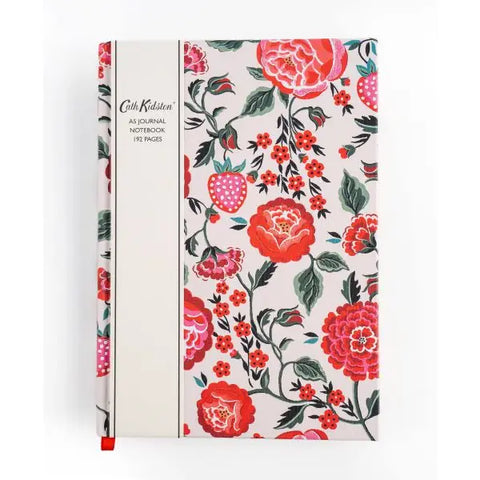A5 Notebook-Pink Florals
