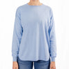 Sky Blue Cotton Cashmere Sweater w Eloise Patches