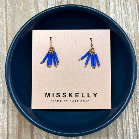 MissKelly Mini Beaded Bluebell Earrings