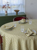 Seersucker Stripe Square Tablecloth