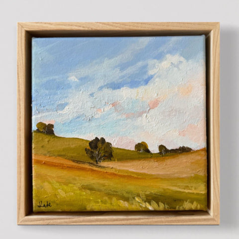 The Hillside (23 x 23cm) From the Paintshed