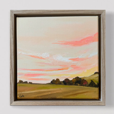 The Sunset (23 x 23cm) From the Paintshed