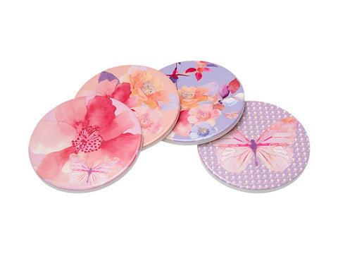 Camilla Ceramic Coaster Set of 4 Gift Boxed