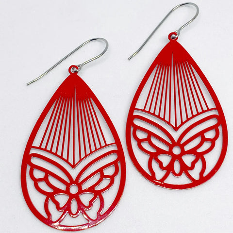 ‘Butterfly Drops’ in Red