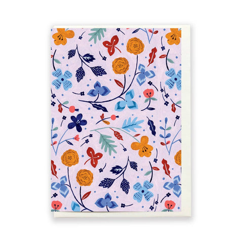 Flora Waycott - Lilac Floral card