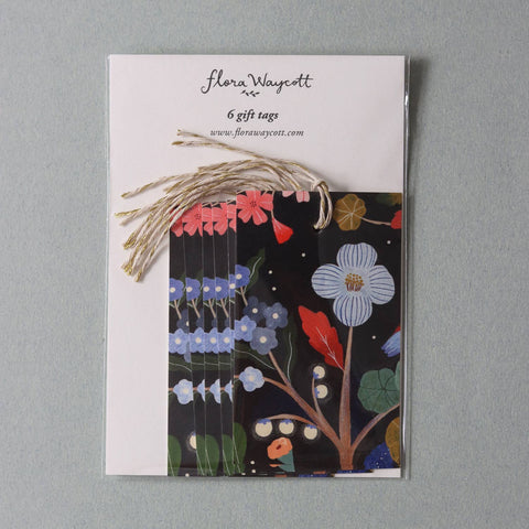 Flora Waycott - Enchanted Flower Gift Tags set of 6