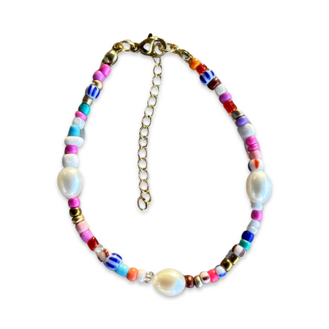 Helena Pearl Multi Bracelet