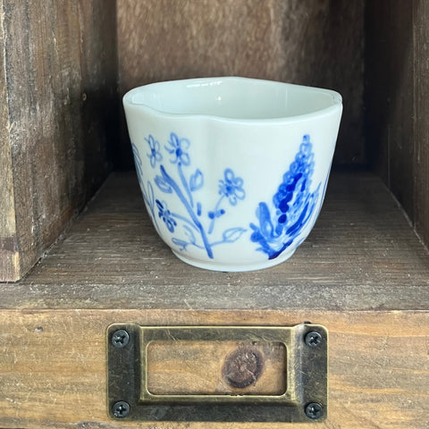 Blue Meadows Porcelain Tea Cup NO.1