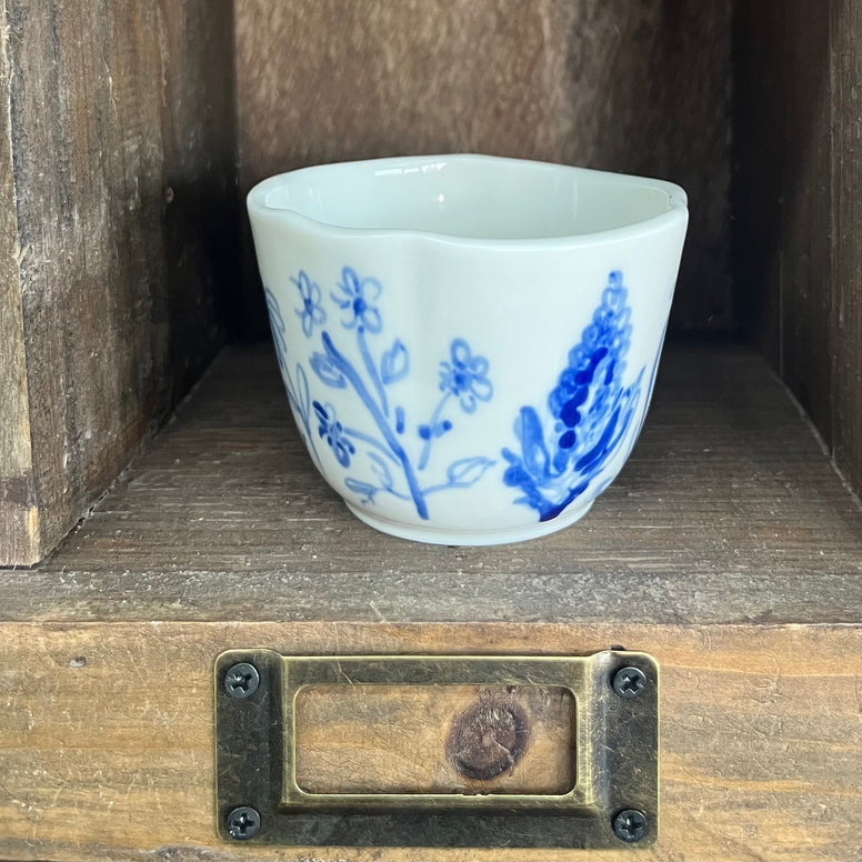 Blue Meadows Porcelain Tea Cup NO.1