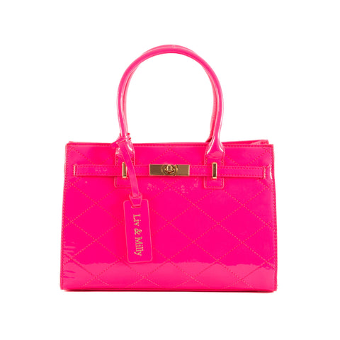 Florence - Patent Neon Pink