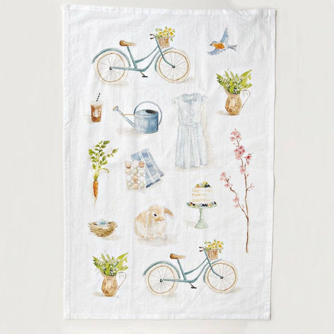emily lex studio - Springtime tea towel