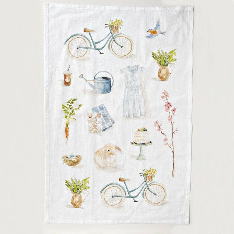 emily lex studio - Springtime tea towel