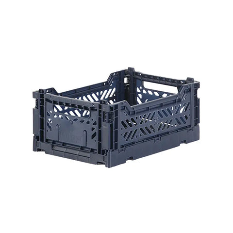 Mini Navy Folding Crate