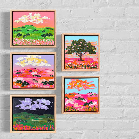 Rolling into Spring (23 x 23cm) Sidd Studios
