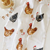 emily lex studio - Tea towel - Chickens