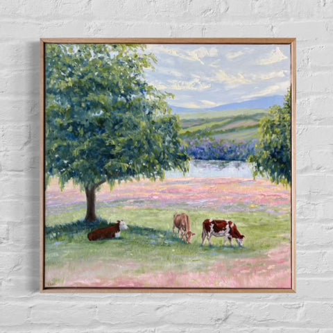 Clover Hills (63x63cm) Charlotte Moore