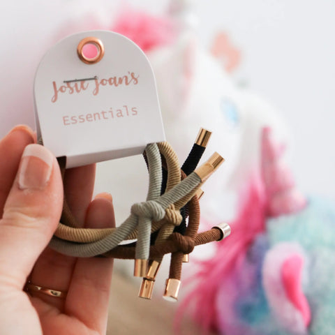 Neutral Nadine Hair Tie Essentials - Set of 5