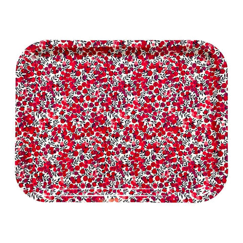 Alice Caroline - Liberty Fabric Tray Wiltshire Red (S) | Homewares & Gifting