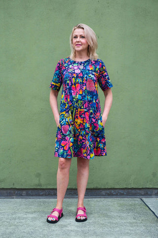 Midnight Garden - May Swing Dress