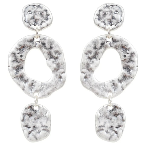 PAARL CIRCLE EARRING - SILVER