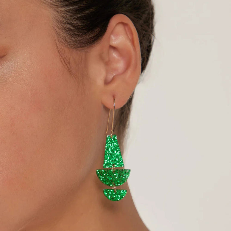 Jovial Drop Earring - Emerald