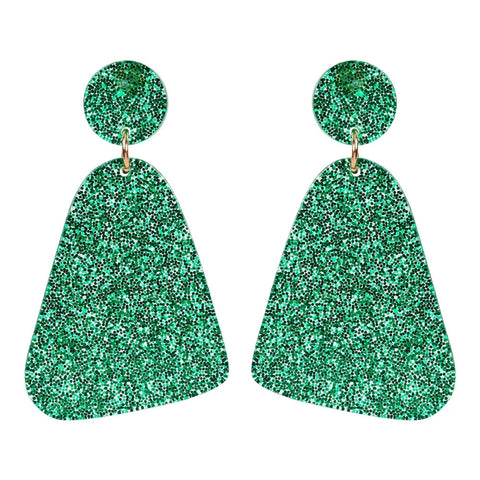 Jovial Sparkle Earring - Emerald