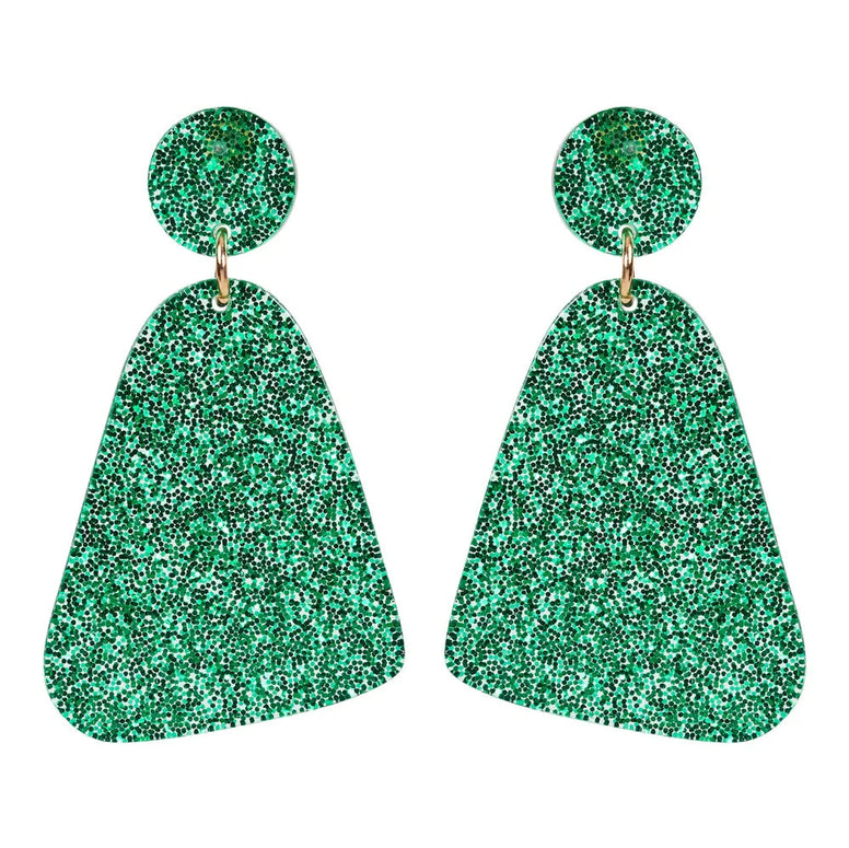 Jovial Sparkle Earring - Emerald