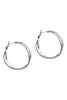 Eden Silver Hoop Earring - Multi