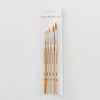 Watercolour Paintbrush S/5 Wood Brushes