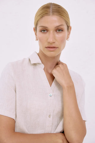 Mira Hoop Earring - Pearl Mix
