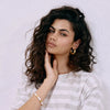 Melenia Earring - Twist Hoop