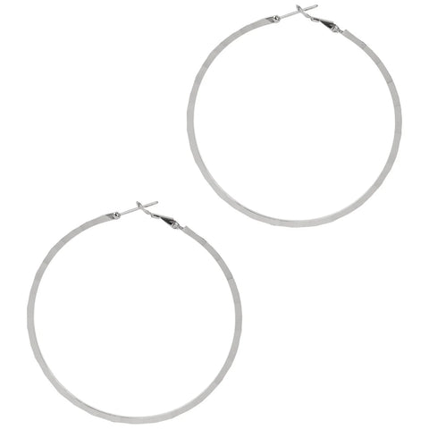 Pena Hoop Earring - Silver