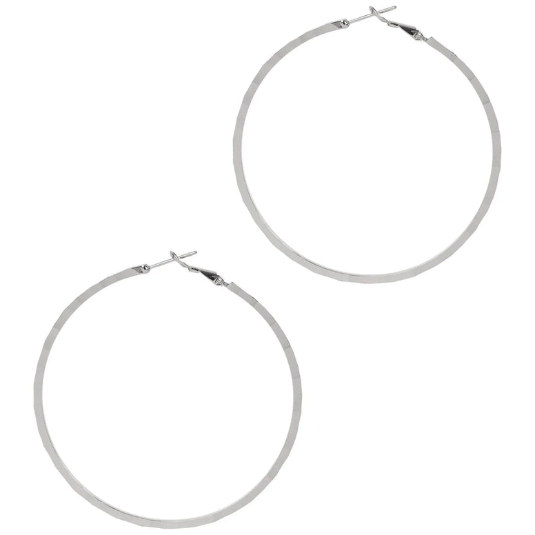 Pena Hoop Earring - Silver