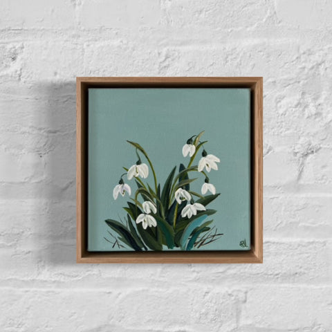 Birthflower Series | Snowdrop | January (23x23cm) Roslyn Mary