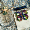 All Shades of Fabulous - Multicoloured Sequin Bling Earrings