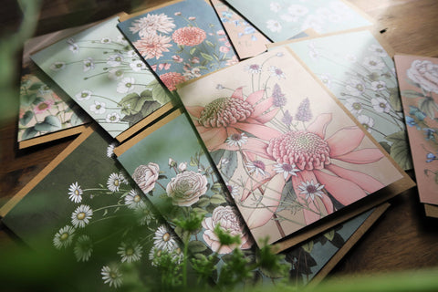 Typoflora - Daisy Portrait Card