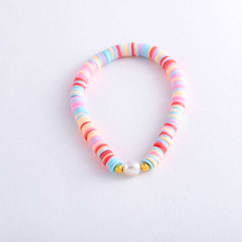 Heishi Bracelet - Pastel Multi