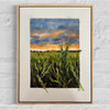 Sunset Wheatfield (42x32cm) Rachel Knoester