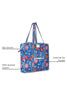 Hi Handmade - Cotton Tote Bag With Zip - Blue