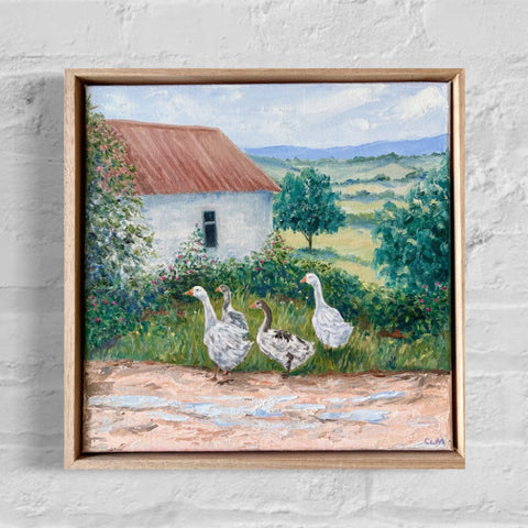 SOLD Pitter Pat Path (33x33cm) Charlotte Moore