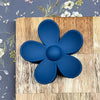 Daisy Hair Claw - Dark Cornflower