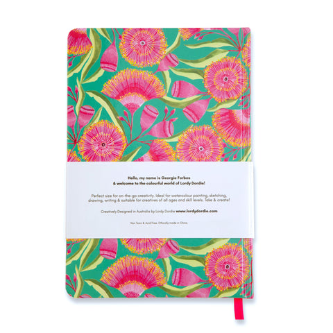 Travel Art Journal - Gum Blossoms
