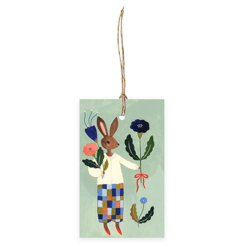 Flora Waycott - Rabbit Gift Tags Set of 6