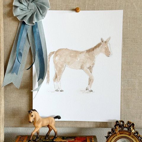 Emily lex studio - Horse art print