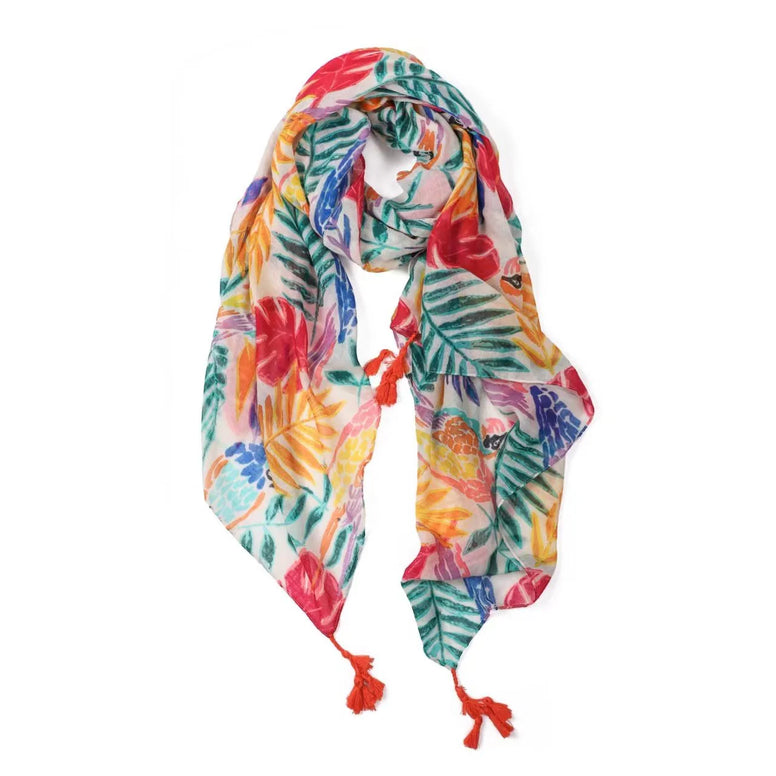 Julia Floral Lightweight Scarf