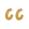 Fayla Gold Hoops