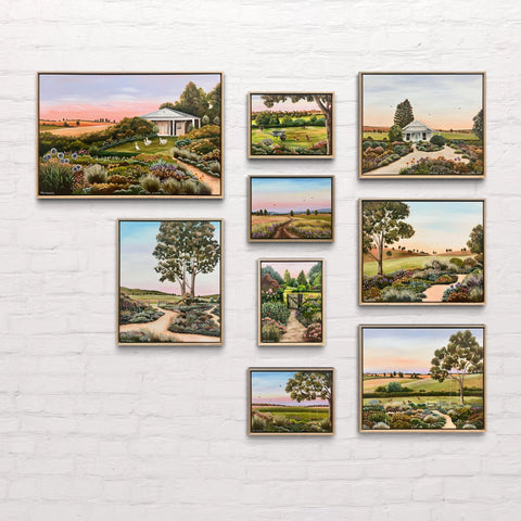 Give Me a Home (63x53cm) Meg Frances - Country Style Gardens Exhibtion