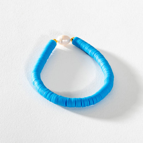 Heishi Bracelet - Blue