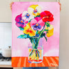Julia Ockert - Wonderland Pansies - Dopamine Decor - Quirky Home Decor